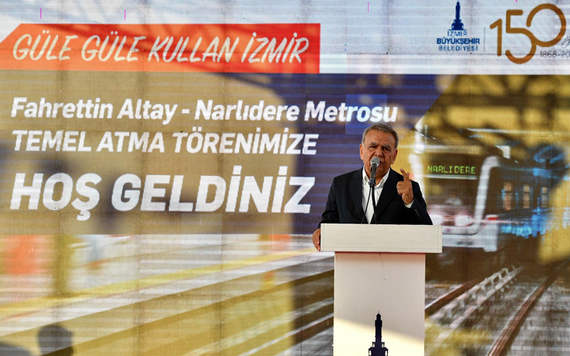 İzmir Metro Narlıdere'ye gidiyor