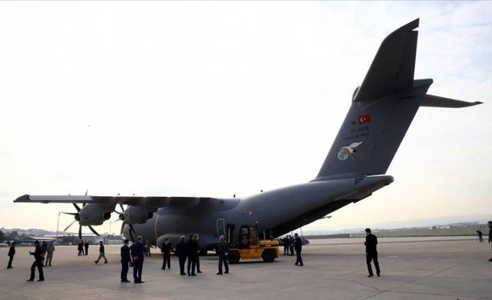 MSB: Sağlık malzemelerini taşıyan uçak İspanya'ya ulaştı