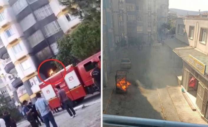 İzmir'de Suriyelilere ait ev ve araçlar yakıldı