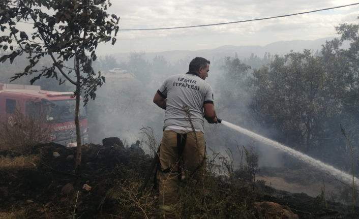 Kiraz'daki yangına hızlı müdahale