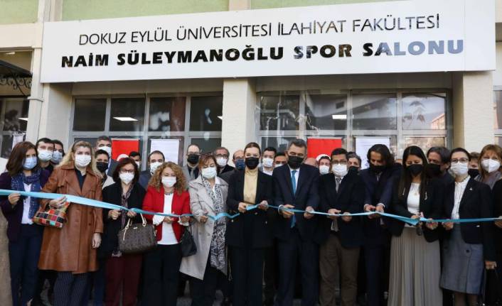 Naim Süleymanoğlu Spor Salonu açıldı