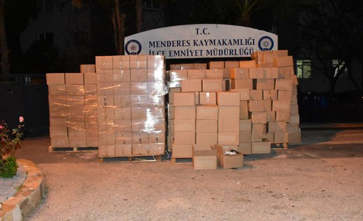 İzmir'de 4 milyon liralık kaçak tütün ele geçti
