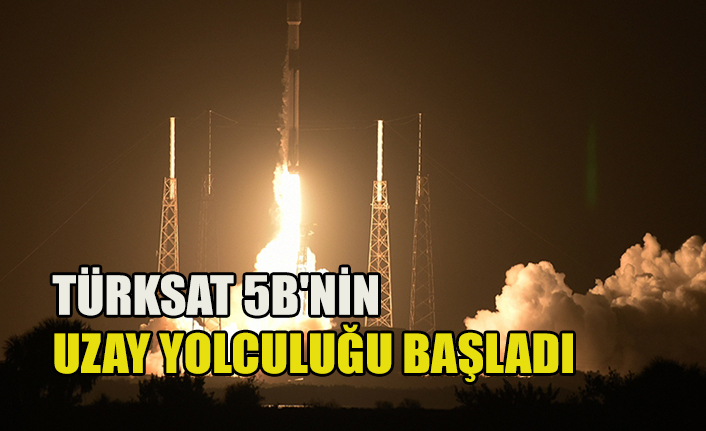 Türksat 5B'nin uzay yolculuğu başladı