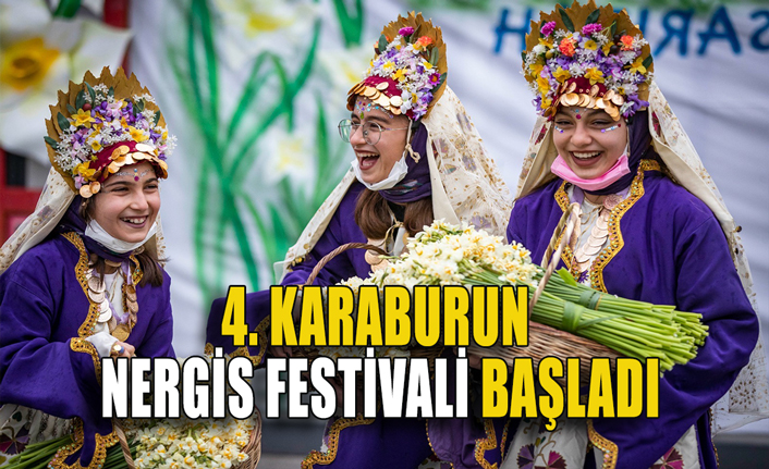 4. Karaburun Nergis Festivali başladı