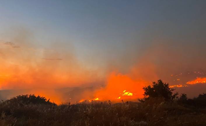 Çeşme'de büyük yangın: Siteler boşaltıldı