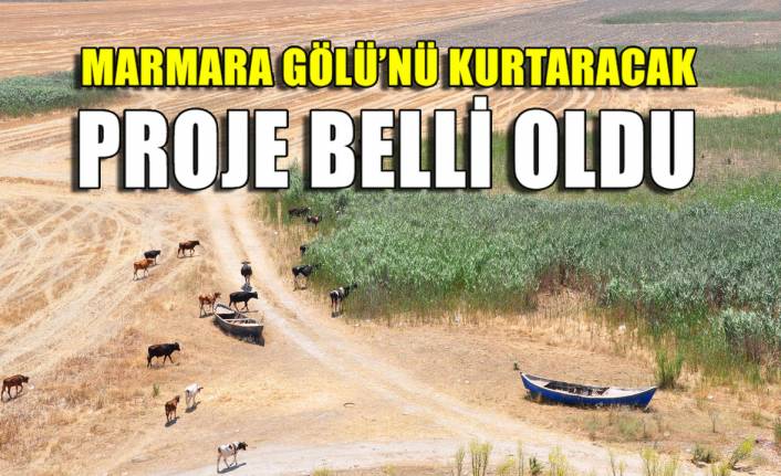 Marmara Gölü'nü kurtaracak proje ihaleye çıkıyor