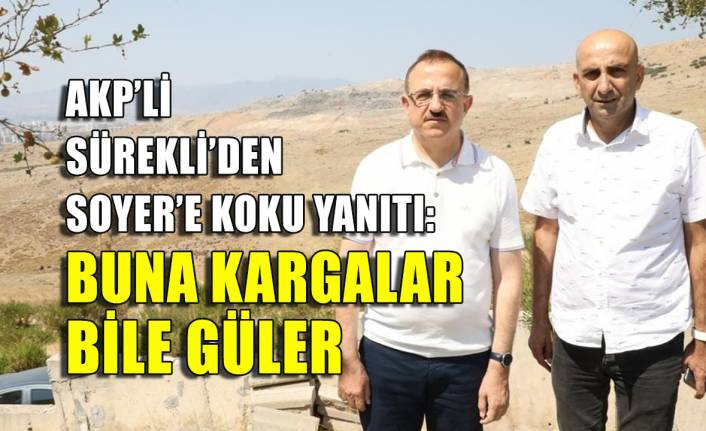 AKP'li Sürekli'den Soyer'e 'koku' yanıtı: Buna kargalar bile güler