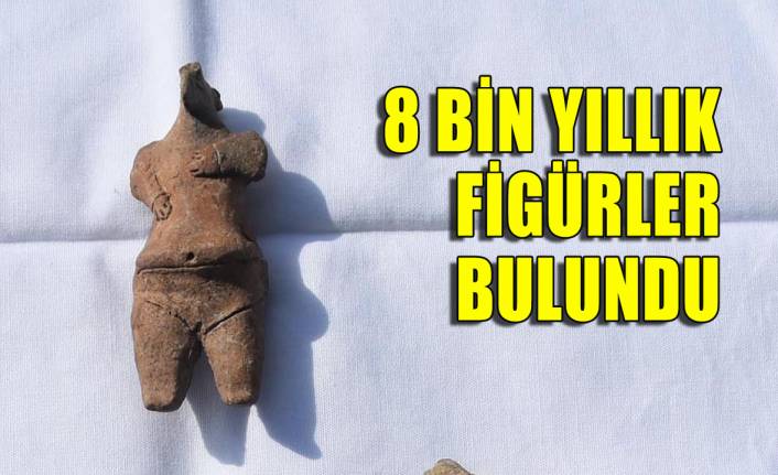 İzmir Ulucak'ta 8 bin yıllık insan figürleri