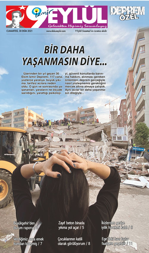 Dokuz Eylül Gazetesi | İzmir, Türkiye, Dünya'dan Güncel Haberler - 29.10.2021 Manşeti